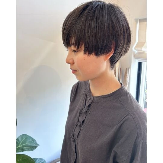 画像3999：小顔ショートボブ かわいい丸みボブ マッシュボブ 20代30代に◎
