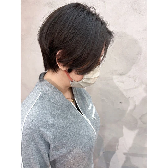 画像4293：豊橋市でカットが上手い美容院|小顔に見せるショートカット|似合わせショートヘア