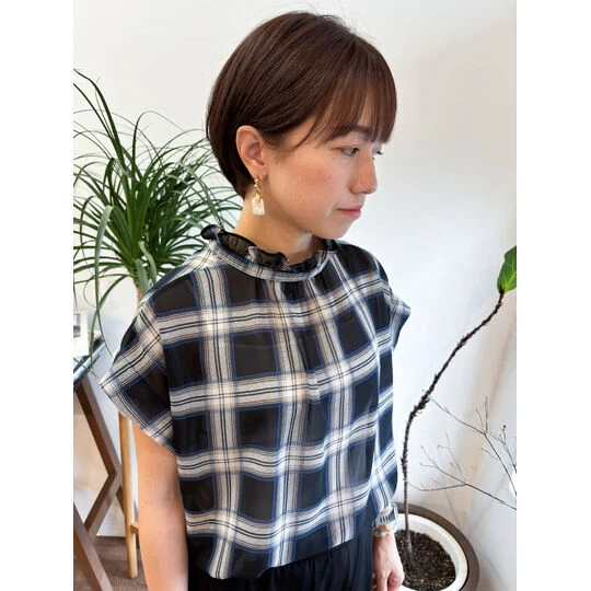 画像4503：豊橋で人気の丸みショートボブ|襟足が浮く人向け大人ショートカット｜豊橋