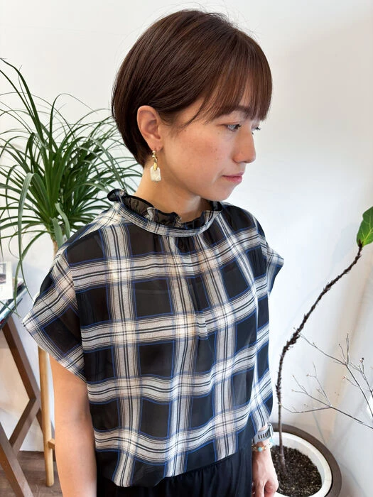 画像4503：シルバーショート｜ハンサムショートハンサムショート|刈上げショート｜シルバーアッシュ｜グレーアッシュ｜