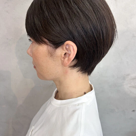 画像4563：大人上品ショートボブ｜丸みくびれショートヘア