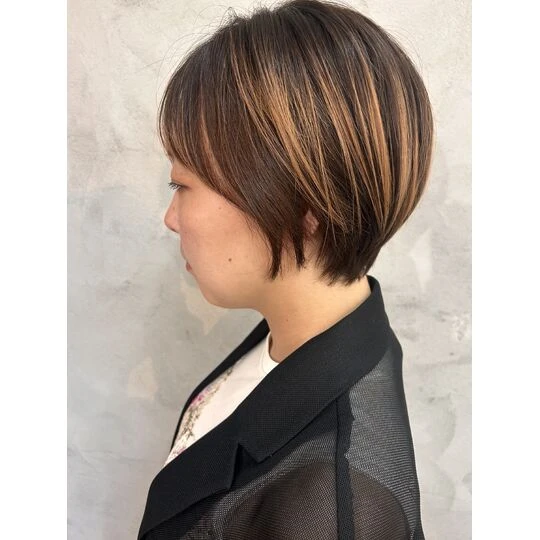 画像4955：丸みオトナボブ｜絶壁ショートボブ｜面長ショート