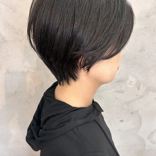 画像4970：シャープなシルエットのショートヘア｜クールショート｜