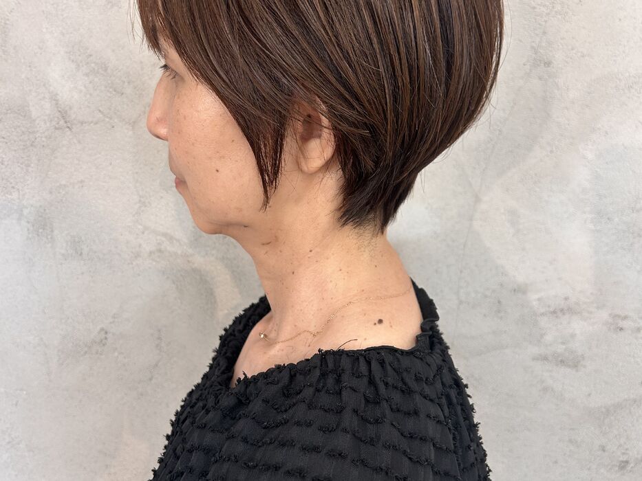画像5218：大人の上品ボブ｜丸みボブ|伸ばしかけグラデーションボブ